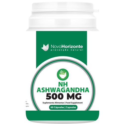 NH Ashwagandha 500 Mg 60 Cápsulas Novo Horizonte