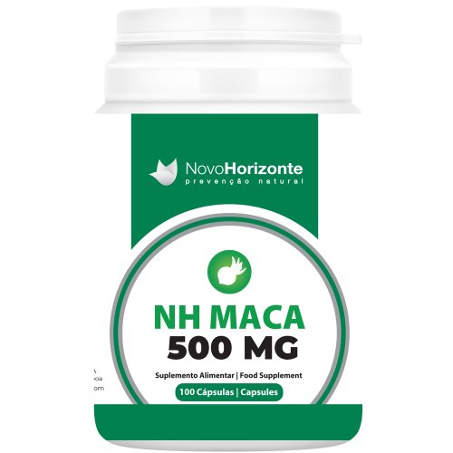 NH Maca 500 Mg 100 Cápsulas Novo Horizonte