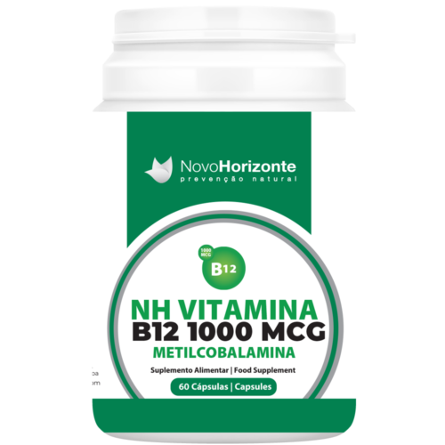 NH Vitamina B12 1000 Mcg 60 Cápsulas Novo Horizonte