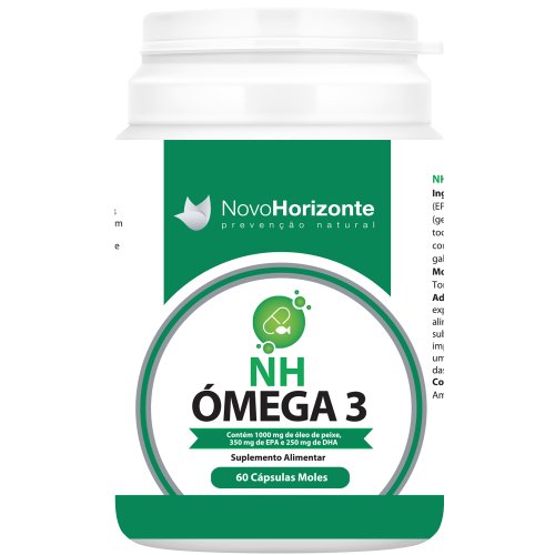 NH Ómega 3 60 Cápsulas Moles Novo Horizonte