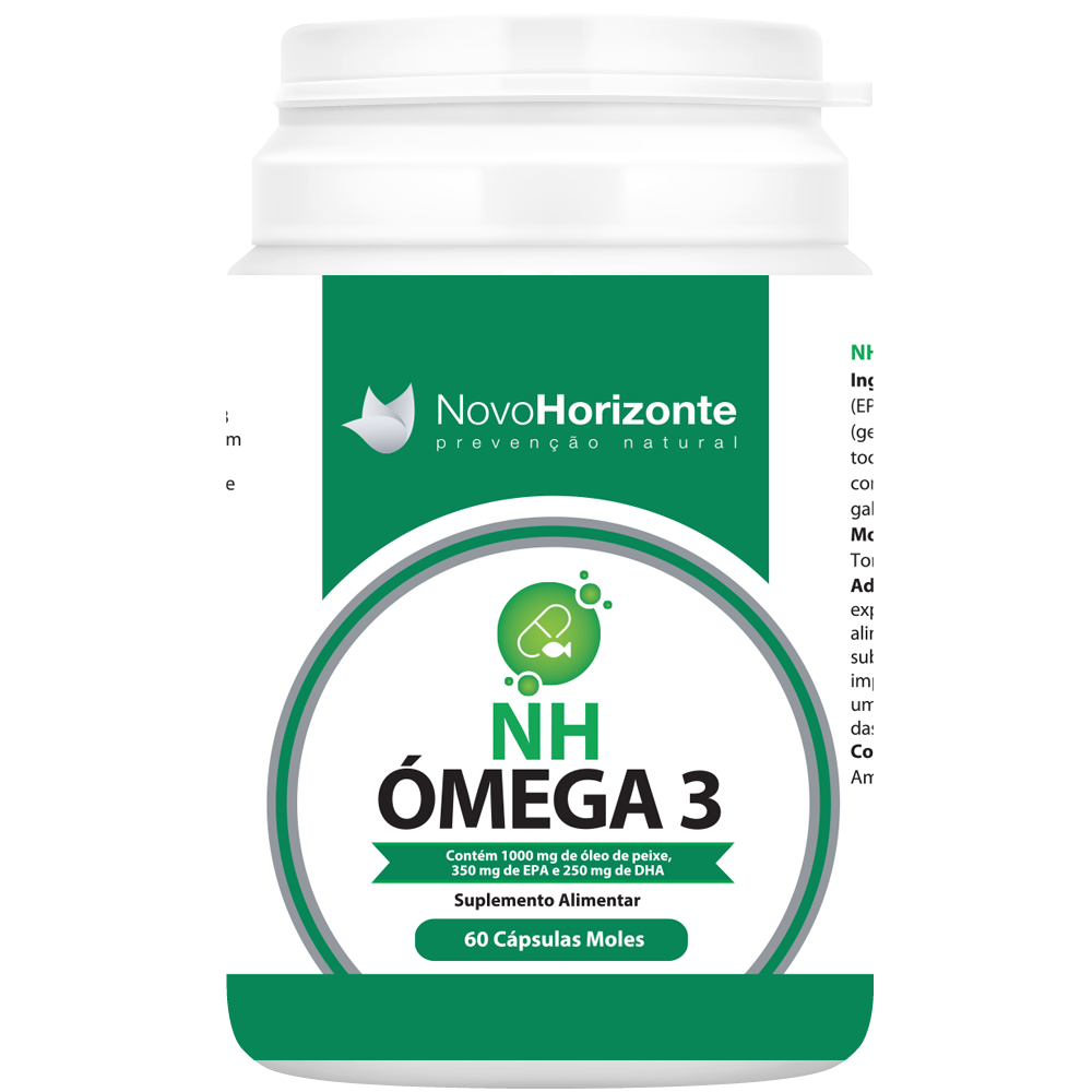 NH Ómega 3 60 Cápsulas Moles Novo Horizonte