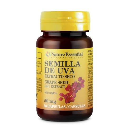 Resveratrol (Sementes de Uva) 50 mg 50 Cápsulas Nature Essential