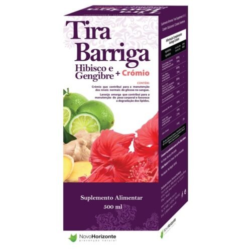 Tira Barriga (Hibisco e Gengibre) + Crómio 500 Ml Novo Horizonte