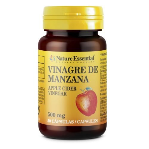 Vinagre de Maçã 500 mg 50 Cápsulas Nature Essential