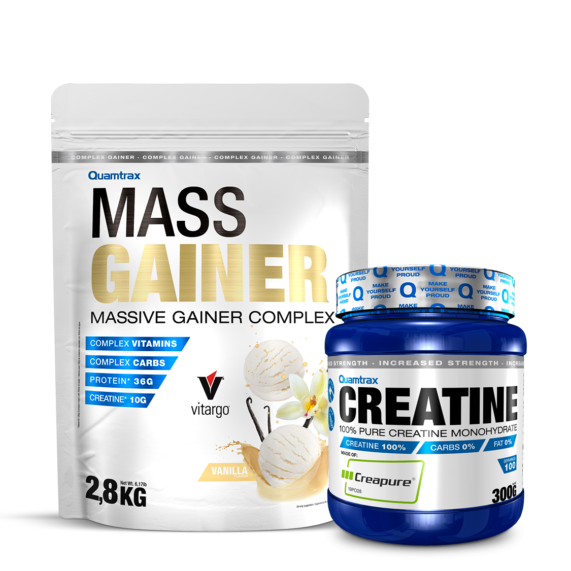 Pack Creatina + Mass Gainer