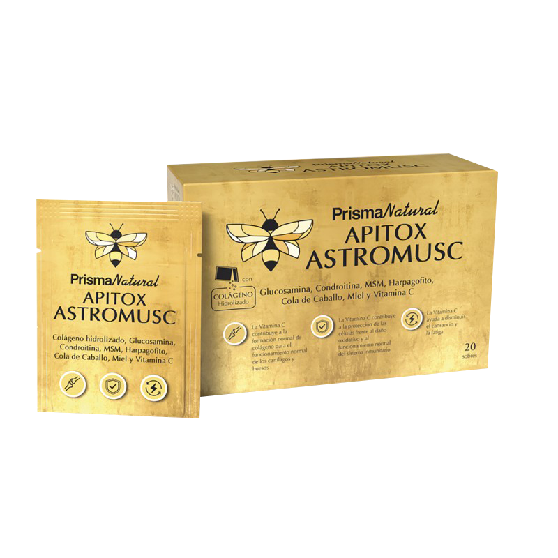 Apitox Astromusc 20 Saquetas Prisma Natural