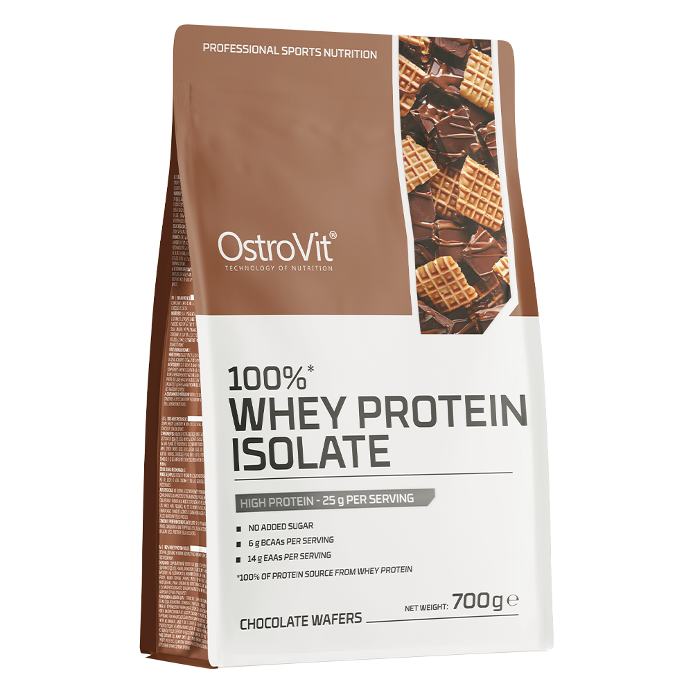 100% 100% Whey Protein Isolate 700 g Ostrovit - Chocolate Wafers