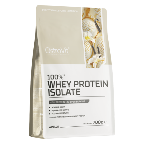 100% 100% Whey Protein Isolate 700 g Ostrovit - Vanillia