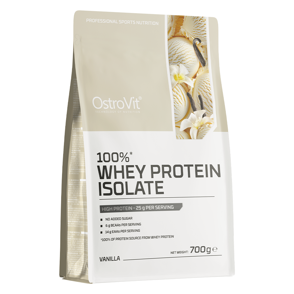100% 100% Whey Protein Isolate 700 g Ostrovit - Vanillia