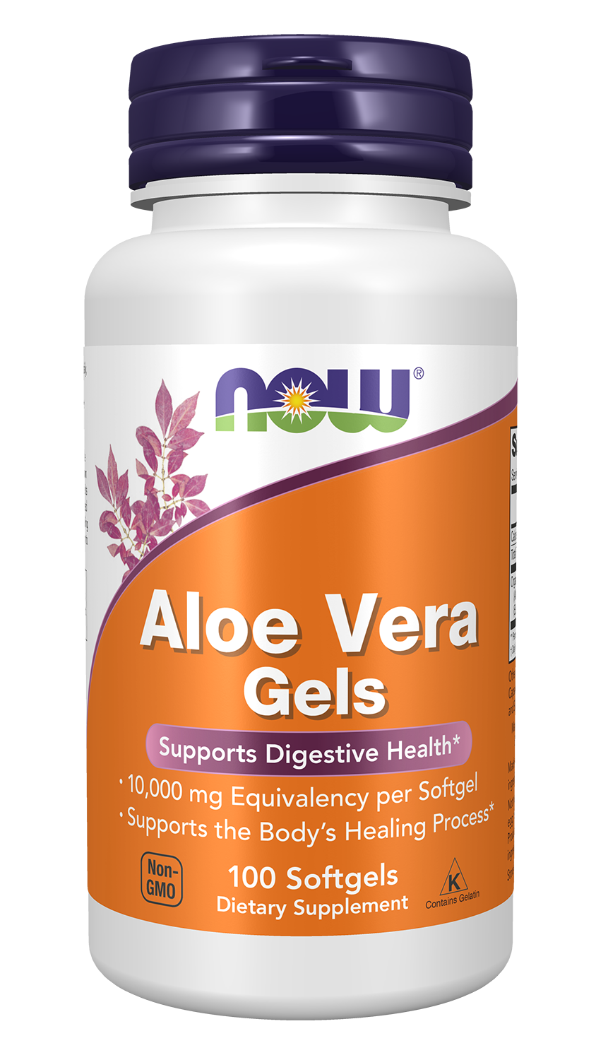Aloe Vera 10,000 mg 100 Softgels Now