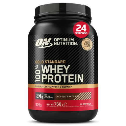 100% Whey Gold Standard 768g Optimum Nutrition - Chocolate Hazelnut