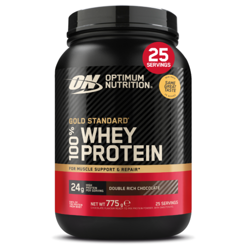 100% Whey Gold Standard 775g Optimum Nutrition - Double Rich Chocolate