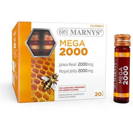 Geleia Real Mega 2000 20 Frascos Marnys