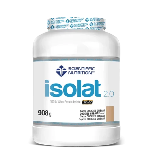 Isolat 2.0 Whey Protein Isolate Isolac® 908g Scientiffic Nutrition - Cookies-Cream