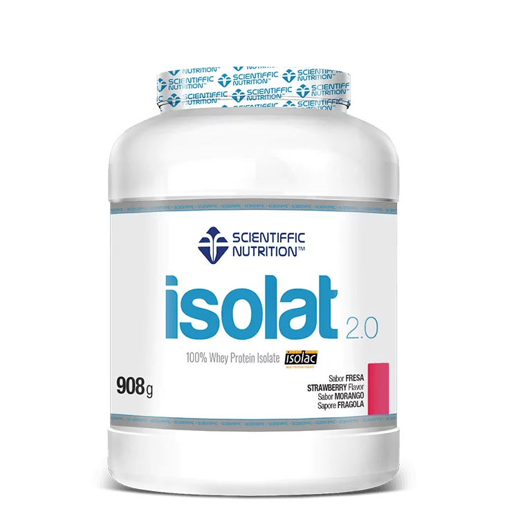 Isolat 2.0 Whey Protein Isolate Isolac® 908g Scientiffic Nutrition - Morango