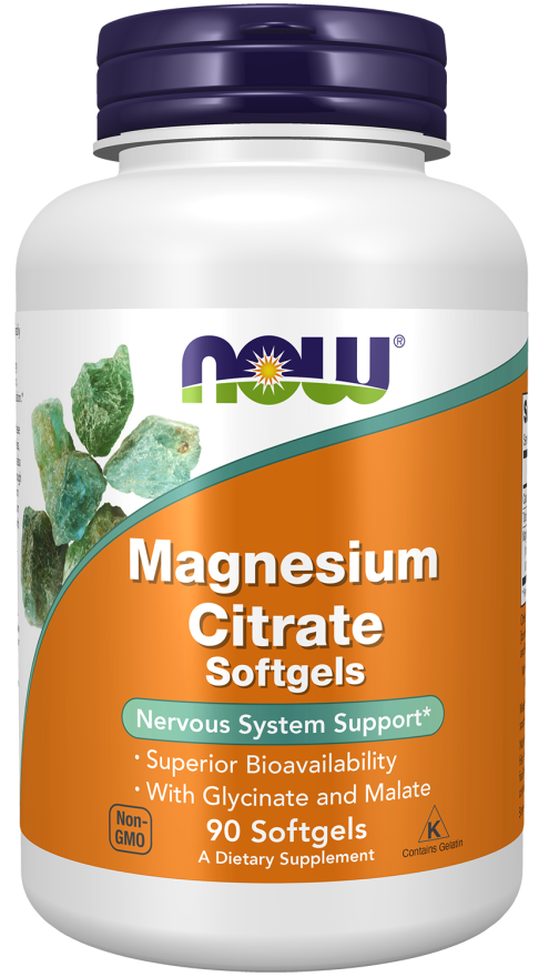 Magnesium Citrate 90 Softgels Now