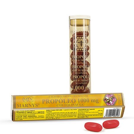 Propóleo 1000 mg com Equinácea 30 Cápsulas Marnys