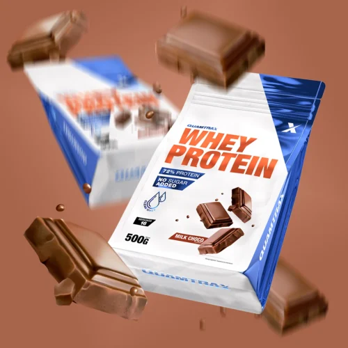 Whey Protein 500g Quamtrax - Chocolate Leite