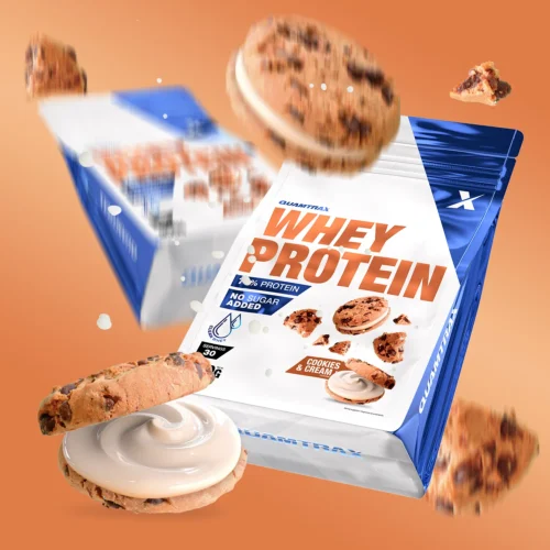 Whey Protein 500g Quamtrax - Cookies-Cream