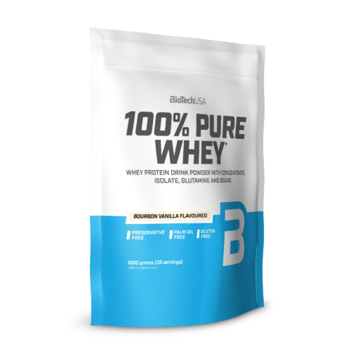 100% Pure Whey 1000g Biotech - Baunilha