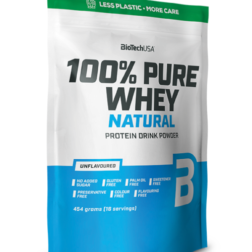 100% Pure Whey 400g Biotech - Sem Sabor
