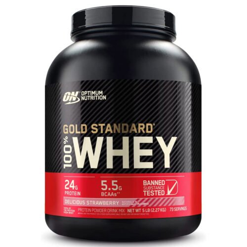 100% Whey Gold Standard 2270g Optimum Nutrition - Delicious Strawberry