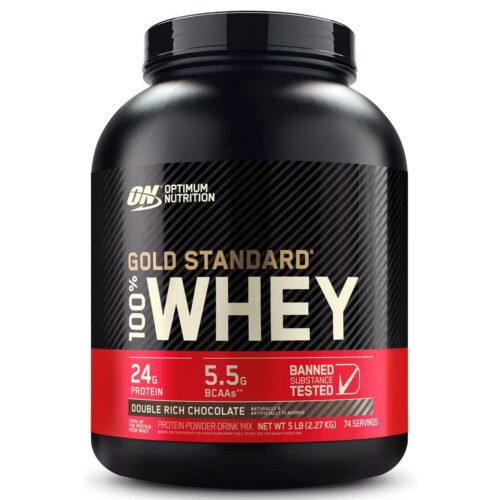 100% Whey Gold Standard 2270g Optimum Nutrition - Double Rich Chocolate