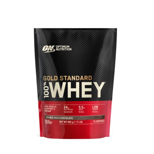 100% Whey Gold Standard 450g Optimum Nutrition - Double Rich Chocolate