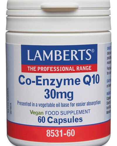 Co-Enzyme Q10 30mg 60 Cápsulas Lamberts