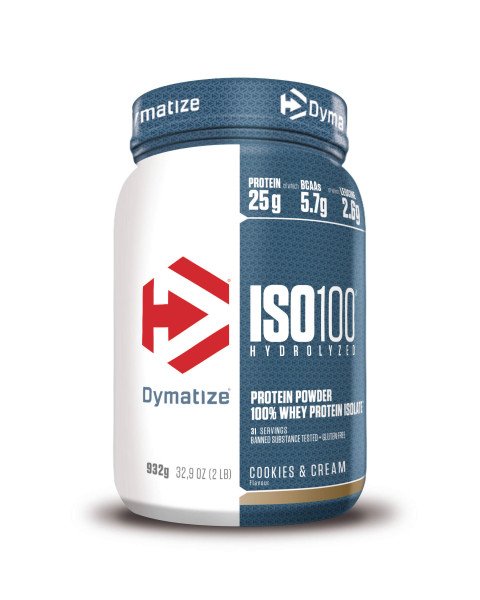 ISO100 Hydrolyzed 932g Dymatize - Cookies-Cream