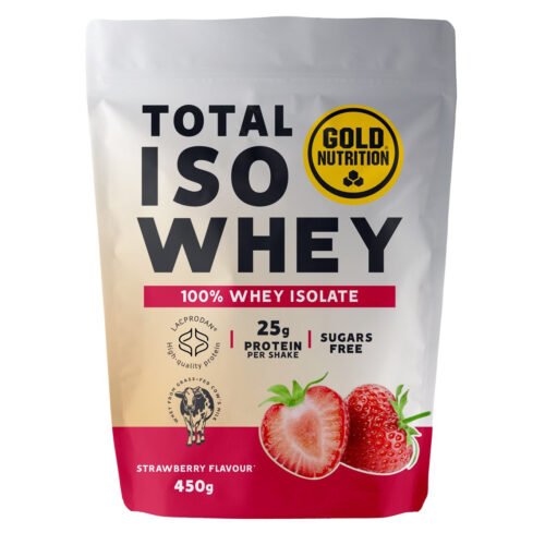 Total Iso Whey 450g Gold Nutrition - Morango