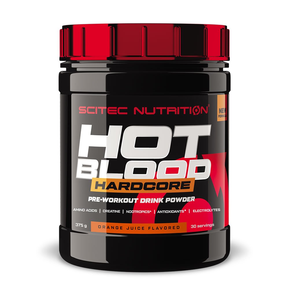 Hot Blood Hardcore 375g Scitec Nutrition - Orange Juice