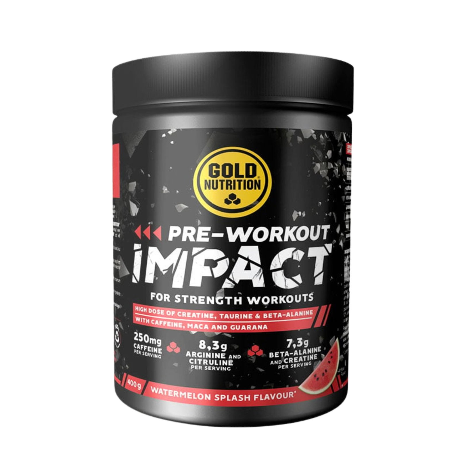 Pre-Workout Impact 400g Gold Nutrition - Watermelon