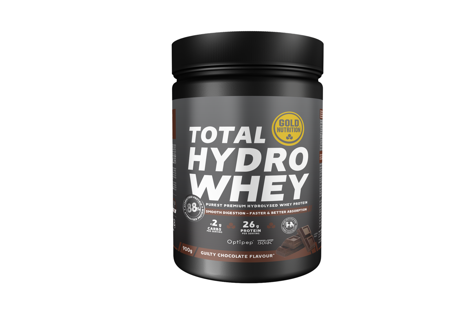 Total Hydro Whey 900g Gold Nutrition - Chocolate