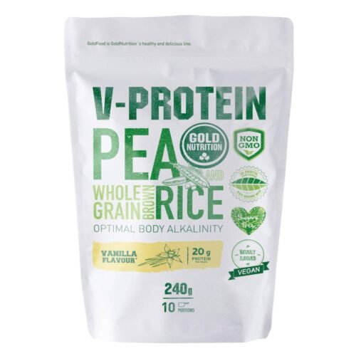 Vegan V-Protein 240g Gold Nutrition - Baunilha
