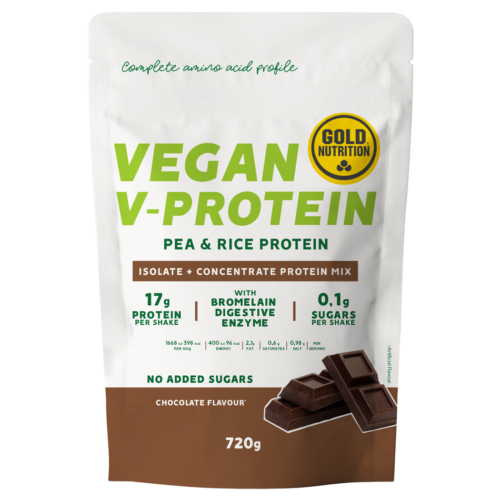 Vegan V-Protein 720g Gold Nutrition - Chocolate